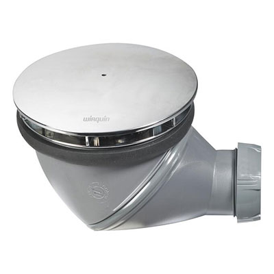 WIRQUIN - Bonde de douche JAMES avec dôme pour receveur ø 90mm NF