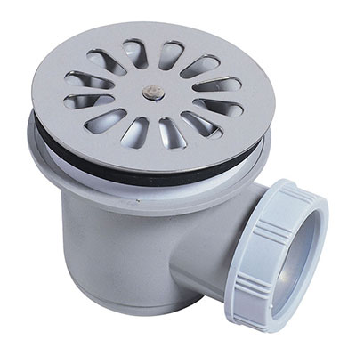 WIRQUIN - Bonde de douche avec grille inox ø 85mm