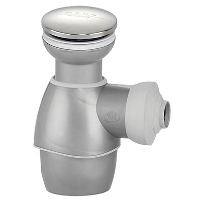 WIRQUIN - Pack siphon + bonde de lavabo avec clapet quick-clac ø 70mm NF