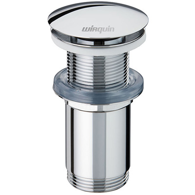 WIRQUIN - Bonde de lavabo quick-clack laiton avec corps de bonde