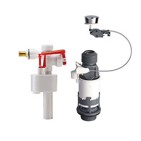 WIRQUIN - Pack mécanisme de wc MD simple chasse à câble + robinet flotteur F89 NF