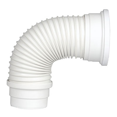 WIRQUIN - Pipe wc extensible SOUPLESS courte Long. de 23 à 38.5cm