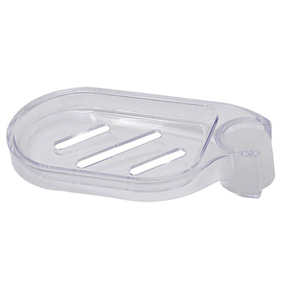 WIRQUIN - Porte-savon pour barre de douche - cristal - ø 18mm