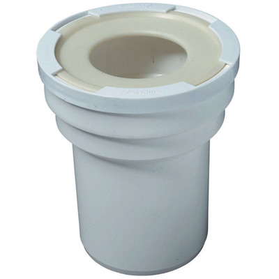 WIRQUIN - Manchon droit  à coller - blanc - mâle ø80/105mm