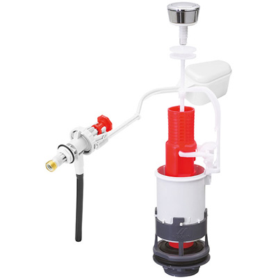 WIRQUIN - Pack mécanisme de wc simple chasse MP + robinet flotteur F80