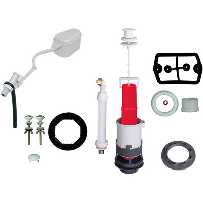 WIRQUIN - Pack mécanisme de wc MXS111 simple chasse + robinet flotteur F12