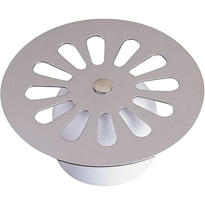 WIRQUIN - Grille pour bonde de douche - chromé - ø85mm