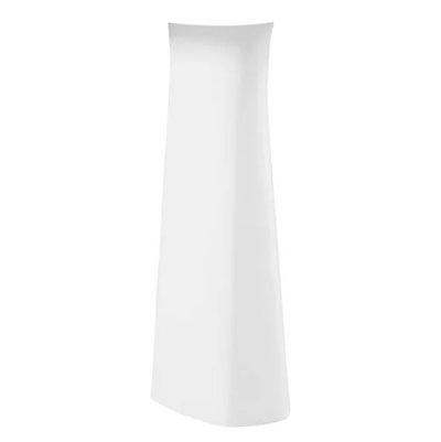 Colonne de lavabo NORMUS - blanc - L. 28 x P. 18 x H. 66.8cm