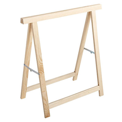 Tréteau ECO pin - naturel - l. 73.5 x H. 74cm - max. 400kg