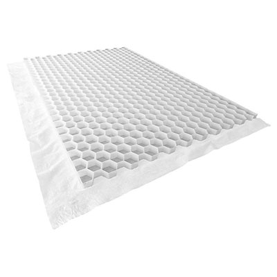 Dalle simple stabilisateur de sol - blanc - l. 80 x L. 120cm
