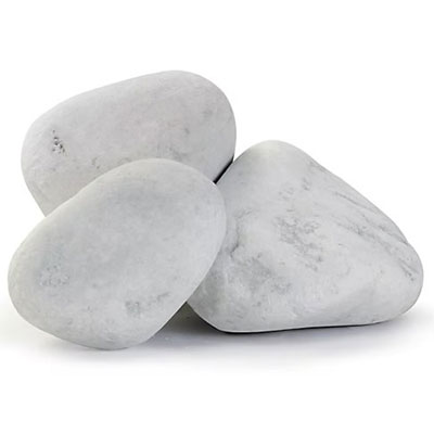 Galets 60/100 - blanc - sac de 25kg