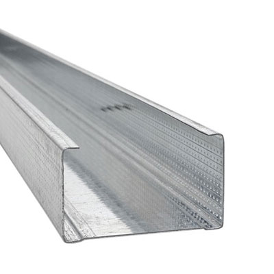 Montant PREGYMETAL 48-35/6 galva NF - aile 34-36mm - l. 46mm x L. 4m