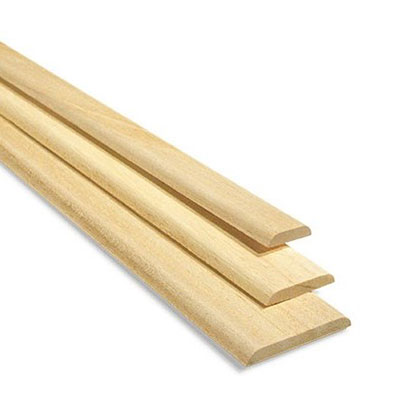 Champlat pin 2 arrondis section 6 x 45mm x L. 2.40m