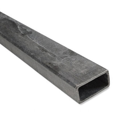 Tube rectangulaire galva Ep. 2 x section 40 x 80mm x L. 6m