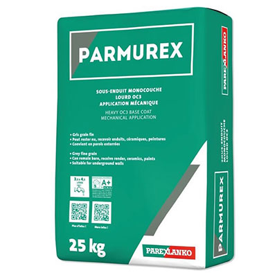 PAREXLANKO - Sous-enduit monocouche lourd OC3 PARMUREX - gris - sac de 25kg