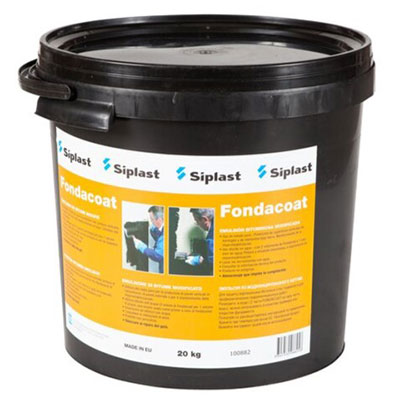 SIPLAST - Enduit dimperméabilisation bitumeux FONDACOAT - 20kg