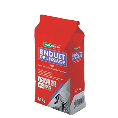 PAREXLANKO - Enduit de lissage - sac de 2.5kg