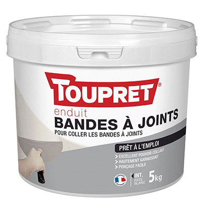 TOUPRET® - Enduit bandes à joints NF - blanc - 5kg