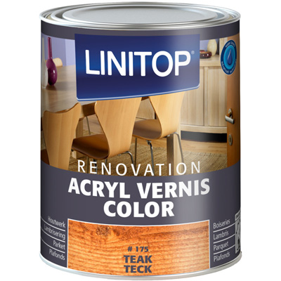 LINITOP® - Acryl vernis color - teck - 0.75L