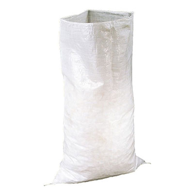 Sac à gravats polypropylène tissé - blanc - 70L