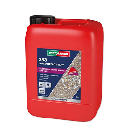 PAREXLANKO - Désactivant béton pour gravure 253 LANKO DESACTIVANT - 5L