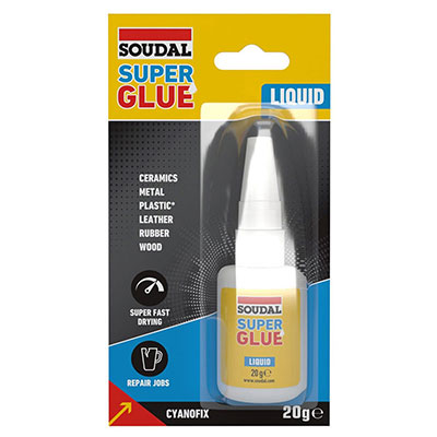 SOUDAL - Super glue liquid Cyanofix - transparent - 20g