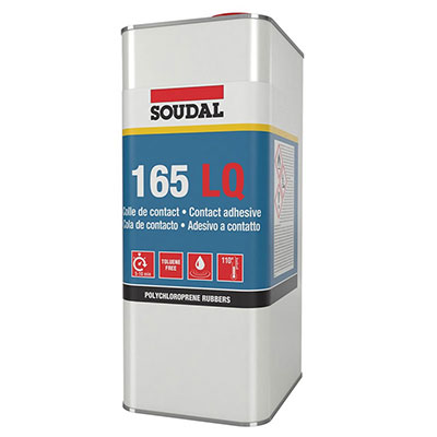 SOUDAL - Colle de contact néoprène 165 LQ - jaune - 5L