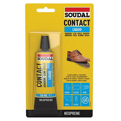 SOUDAL - Colle de contact néoprène 44A - jaune - 50ml