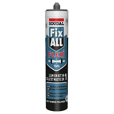 SOUDAL - Mastic-colle Fix All Flexi - blanc - 290ml