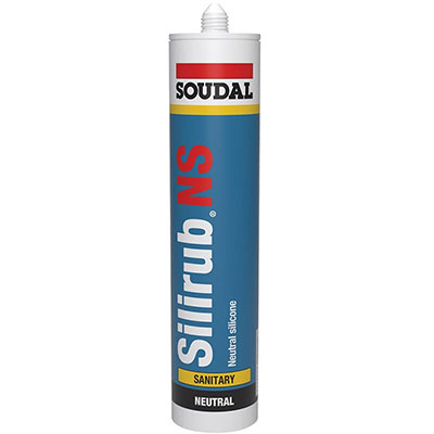SOUDAL - Mastic sanitaire Silirub NS - transparent - 300ml