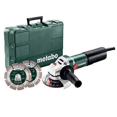 METABO - Meuleuse d'angle WQ 1100-125 SET ø 125mm + 2 disques - en coffret