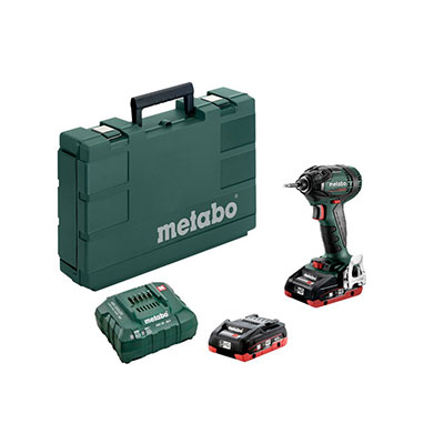 METABO - Visseuse à choc sans fil SSD 18 LTX 200 BL + 2 batteries 18V 4 Ah + 1 chargeur