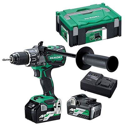 HIKOKI - Perceuse-visseuse Multivolt sans fil DS36DAWRZ + 2 batteries 36-18V 2.5V + 1 chargeur - en coffret
