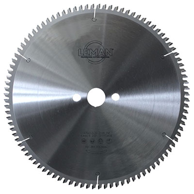 LEMAN - Lame circulaire pour alu et PVC 60 dents ø 216mm + bagues de réduction