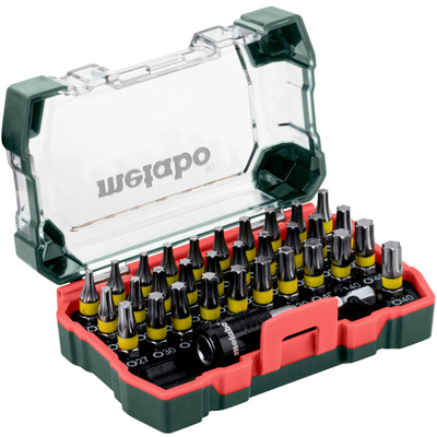 METABO - Coffret d'embouts SP, 32 pièces pour vis Torx