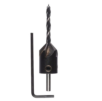 BOSCH - Mèche bois avec fraise à lamer ø 4mm - vendu à l'unité