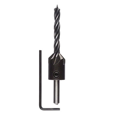 BOSCH - Mèche bois avec fraise à lamer ø 6mm - vendu à l'unité