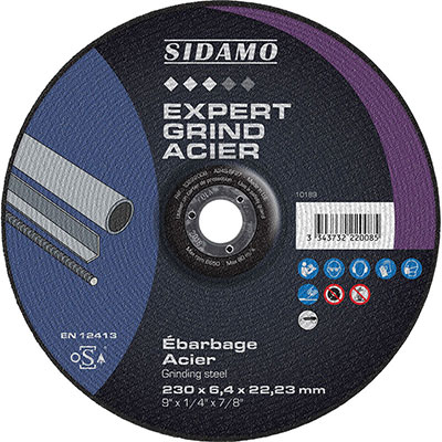SIDAMO - Disque Expert Grind Acier meule d'ébarbage ø 230mm