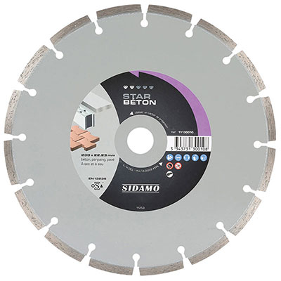SIDAMO - Disque diamant Star Béton ø 230mm