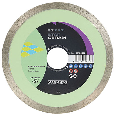SIDAMO - Disque diamant Star Céram ø 115mm