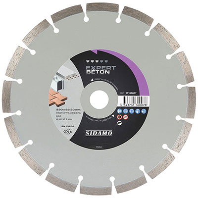 SIDAMO - Disque diamant Expert Béton ø 230mm
