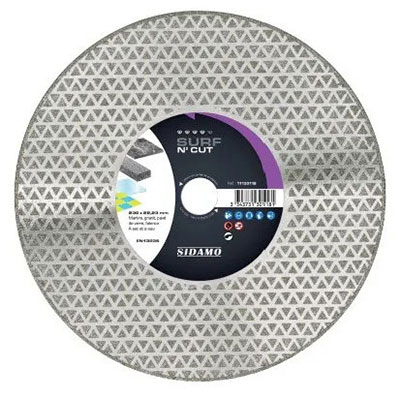 SIDAMO - Disque à tronçonner Diamant Surfn' Cut Marbre/Granit ø 125mm
