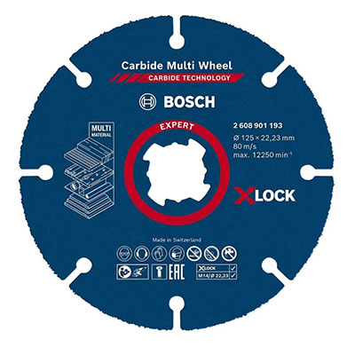 BOSCH - Disque à tronçonner Expert Carbide multi wheel X Lock ø125mm