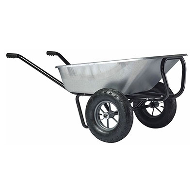HAEMMERLIN - Brouette CARGO EXPERT TWIN PREMIUM - galva - 150L