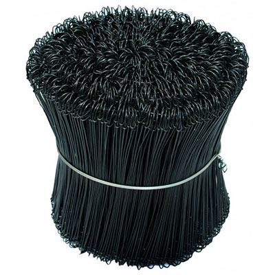 TALIAPLAST - Liens acier 2 boucles ø 11/10e Long. 14cm - noir - Vendu par 1000
