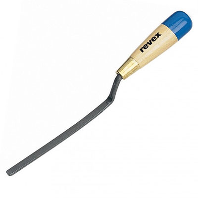 REVEX - Truelle joint demi-ronde acier larg. 1cm soie ø 8mm
