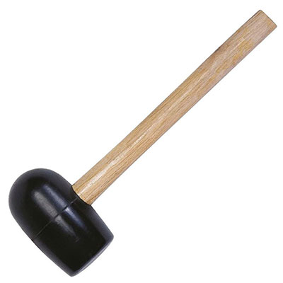 Maillet caoutchouc - noir - ø 60 x L. 300mm