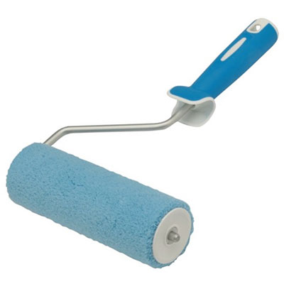 NESPOLI - Rouleau finition satinée tissu Teflon® ø 5.5 x L. 18cm + manche bi-matière