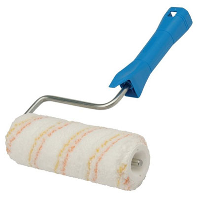 NESPOLI - Rouleau finition satinée microfibres polyester ø 4 x L. 18cm + manche plastique