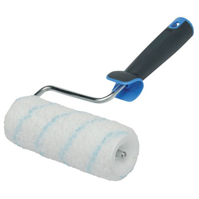 NESPOLI - Rouleau spécial acrylique fibres polyester ø 4.8 x L. 18cm + manche bi-matière